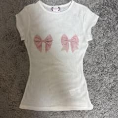 SCULPTOR スカルプター bow bow baby T リボン Tシャツのサムネイル