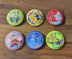 ディズニー 刺繍缶バッジ 6点セットのサムネイル
