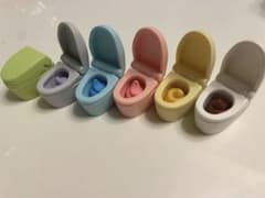 うんち消しゴム　日本製全6個セットのサムネイル