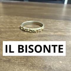 IL BISONTE ゴールドカラー リング 指輪　メンズ　レディースのサムネイル