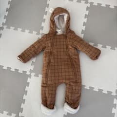 baby GAP くま耳付きボアカバーオール3-6monthsのサムネイル