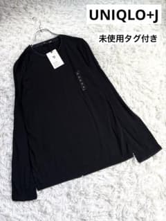 新品タグ UNIQLO+J レイヤードクルーネックT ジルサンダー コラボ M