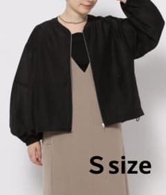 GLOBAL WORKシアーショートZIPブルゾン 低身長スタッフ企画EiiSのサムネイル