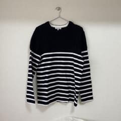 GLOBAL WORK グローバル　ニット　Tシャツ　ネイビーのサムネイル