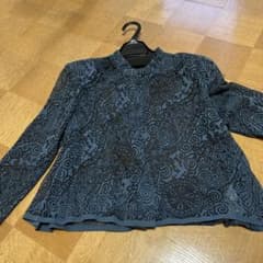 ダークブルーカーディガン Mサイズのサムネイル