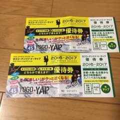 【K.it様専用】余呉高原 YAPリフト券 リフト一日券 50％オフ券のサムネイル
