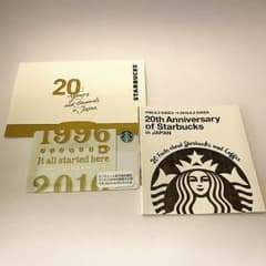 PIN未削り スタバカード 20周年 銀座限定デザインのサムネイル