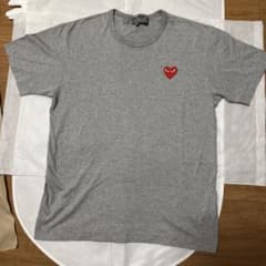 PLAY COMME des GARCONS ハートロゴ Tシャツ グレー Mのサムネイル