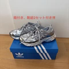 完売品❗️adidas アディダスアディスターポーズ　シルバー　23cmのサムネイル