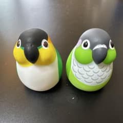 2個セット ほんのり光る まんまるかわいい小鳥ライトのサムネイル