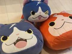 妖怪ウォッチ ジバニャン フユニャン 大きい 特大 ぬいぐるみ  クッション⑨のサムネイル