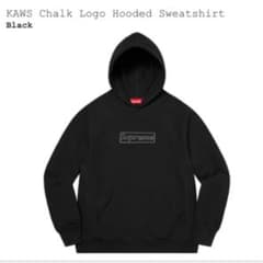 Supreme KAWS Chalk Box Logo Black S パーカーのサムネイル