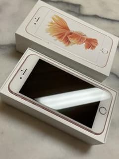 iPhone6s rose goldキズなしジャンク 電源つかないのサムネイル