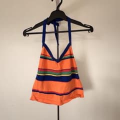 FOREVER21 ストライプキャミソール ホルターネックMのサムネイル