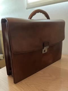 Ermenegildo Zegna XXX Couture Patina Briefcase