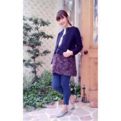 flower change zip coat～チェンジ　ジップコート ネイビーのサムネイル