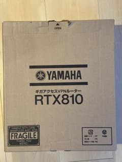 【美品】YAMAHA RTX810 VPNルーター 付属品完備 初期化済みのサムネイル