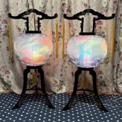 岐阜提灯　回転灯籠　2個セット　美品のサムネイル