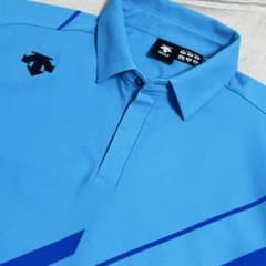 デサントゴルフ ドライストレッチ ポロシャツ サイズO（XL）極美品 速