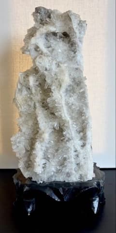 最高級インテリア超特大　菊花水晶 水晶クラスター原石 約39cm 7.9kgのサムネイル