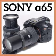 ✨スポーツ観戦におすすめ✨SONY α65✨超望遠レンズ付き✨ダブルレンズ✨ ✨初心者におすすめ✨SONY α65✨超望遠レンズ付き✨ダブルレンズ