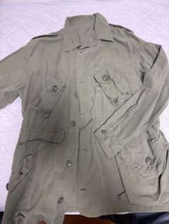 古着　オリーブグリーン ミリタリージャケットのサムネイル