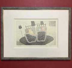 国栖晶子 オヤスミ ハムスター お昼寝 絵画 版画 額装 子供部屋