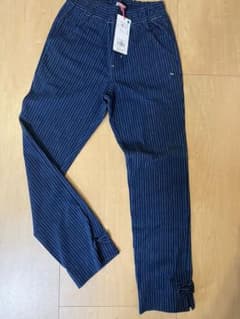 値下げ！！新品 KP ニットプランナー ストライプパンツ 140のサムネイル