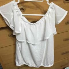 オフショル 白のサムネイル