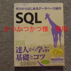 SQL : ゼロからはじめるデータベース操作のサムネイル