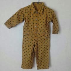 オーバーオール 子ども服 星柄　100cmのサムネイル