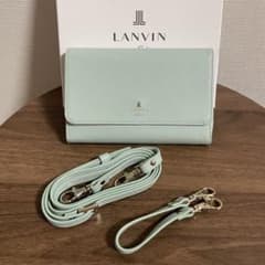 新品未使用】LANVIN｜長財布｜ミントグリーン - メルカリ
