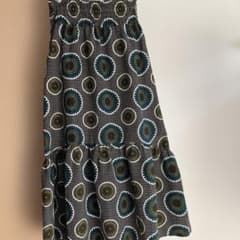 niko and× moyan ecri 総柄ワンピース 2WAY ロングフレア