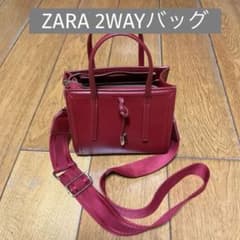 ZARA 2way ミニショルダーバッグ (レッド)のサムネイル