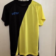 VICTAS 卓球ウェア 黒/黄のサムネイル