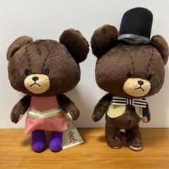 くまのがっこう　ぬいぐるみ　2個セットのサムネイル