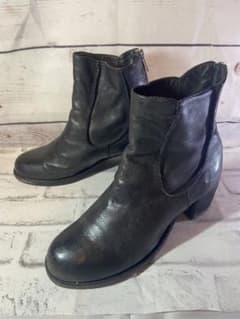 OFFICINE CREATIVE BACK ZIP BOOTS 24cm 黒