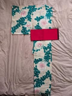 本日限定割引】京都 岡重／KIMONO by NADESHIKO 菊柄 浴衣＋帯 - メルカリ