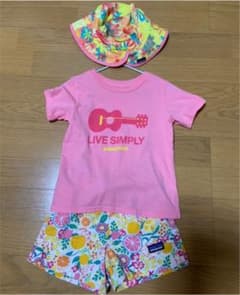 パタゴニア 3点セット Tシャツ ショートパンツ 帽子 キッズのサムネイル
