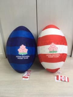 ♡RWC♡様専用　　　　ラグビーボールクッション　ラグビー日本代表　2個setのサムネイル