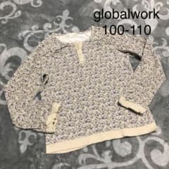 グローバルワーク L 100-110 花柄　長袖　カットソーのサムネイル