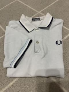 FRED PERRY フレッドペリー ポロシャツ 半袖 水色 英国製のサムネイル