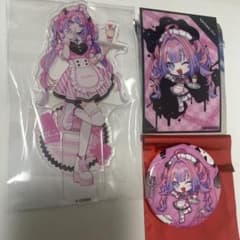 ホロライブ タワレコカフェ アクリルスタンド 缶バッジ 綺々羅々