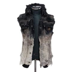 LGB ルグランブルー BURN&ASH G-5 ベスト HYDE バーン加工