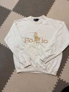 Polo ホワイト クルーネック トレーナーのサムネイル