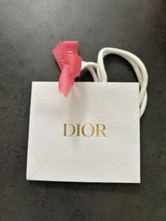 Dior ロゴ入りショップ袋 小型 リボン付きのサムネイル