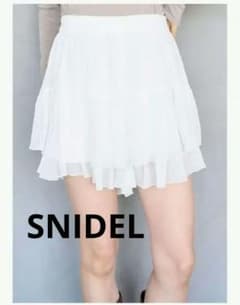 SNIDEL(スナイデル) リップルラインミニスカショーパン レディース