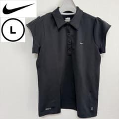 ナイキ (Nike) レディース 半袖ポロシャツ Lサイズ 美品のサムネイル