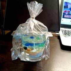 海モチーフ ジェルキャンドル グラス入りのサムネイル