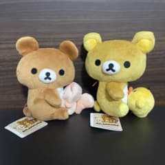 リラックマ　ぶるぶるハグぬいぐるみ　2点　マスコットのサムネイル